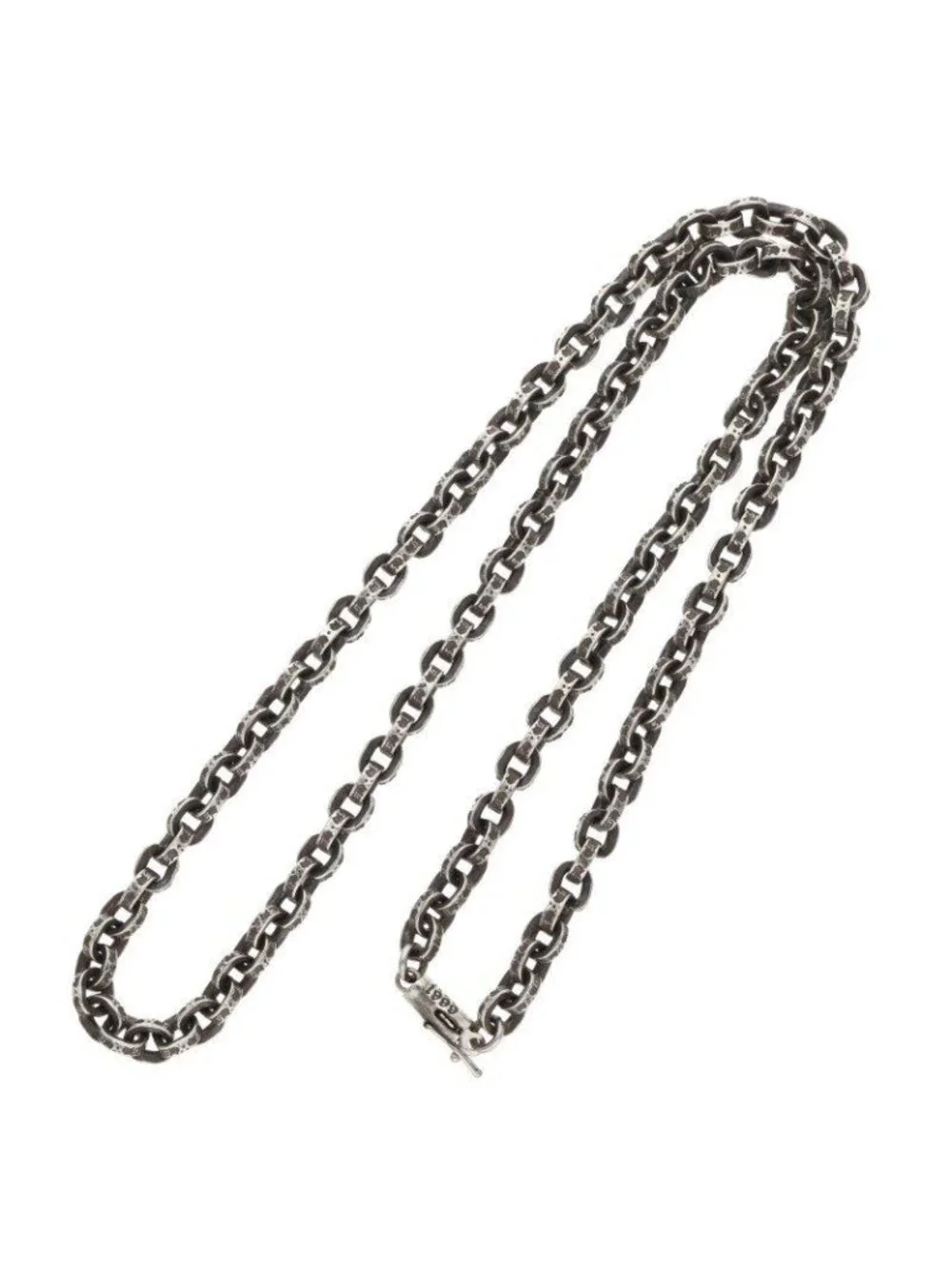 Chrome Hearts Paper Chain 20 Silver Necklace